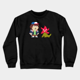 Dustin Demogorgon Pixel 8bit Crewneck Sweatshirt